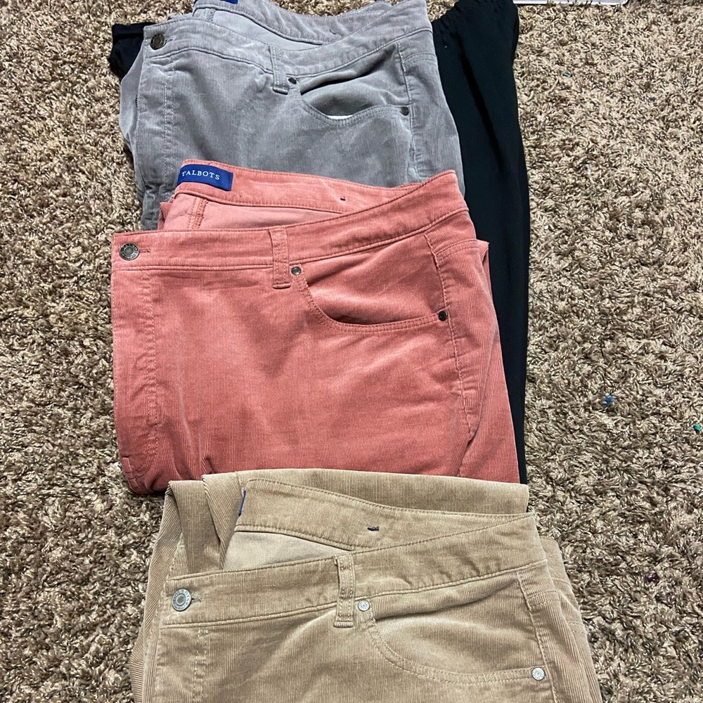 Talbots Women’s Plus Size Corduroy Pants